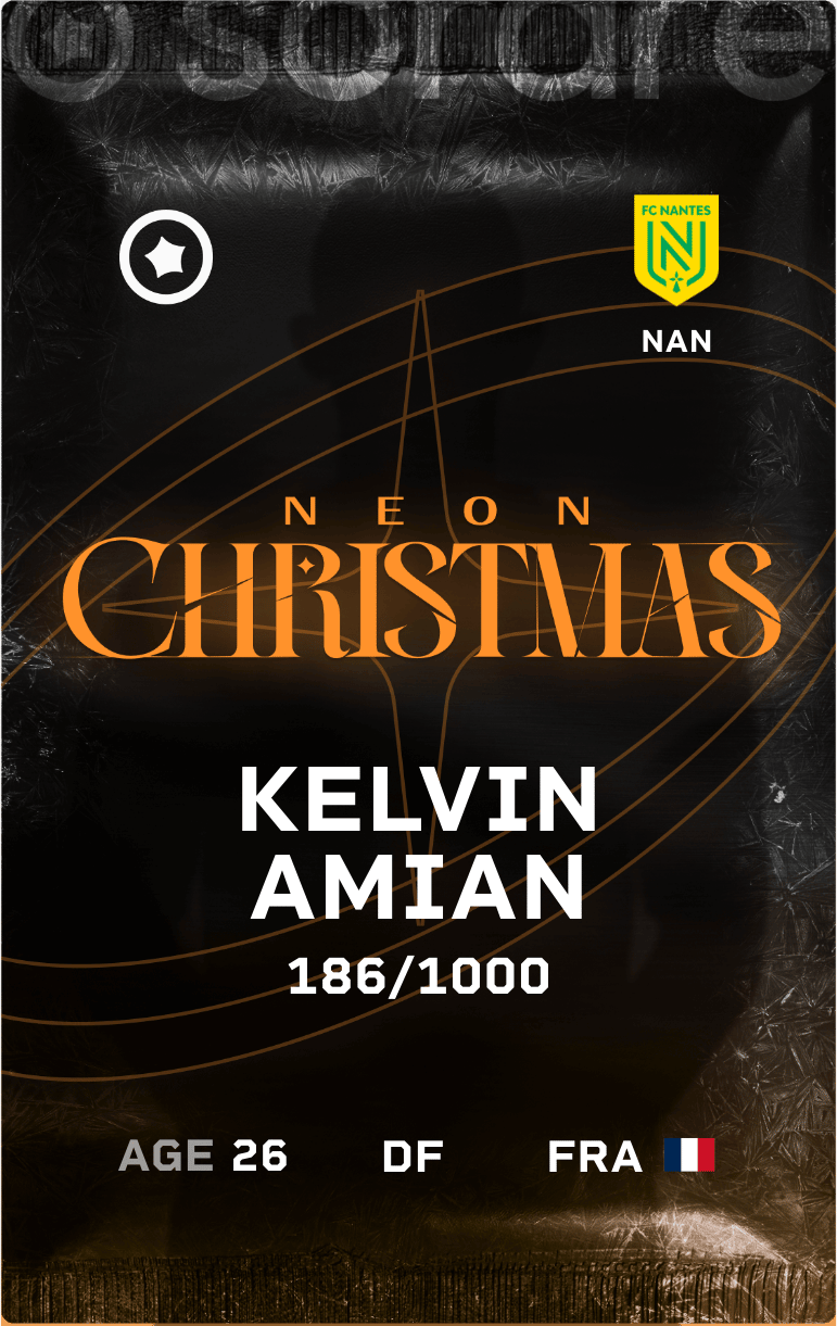 Kelvin Amian 2024-25 • Limited 186/1000
