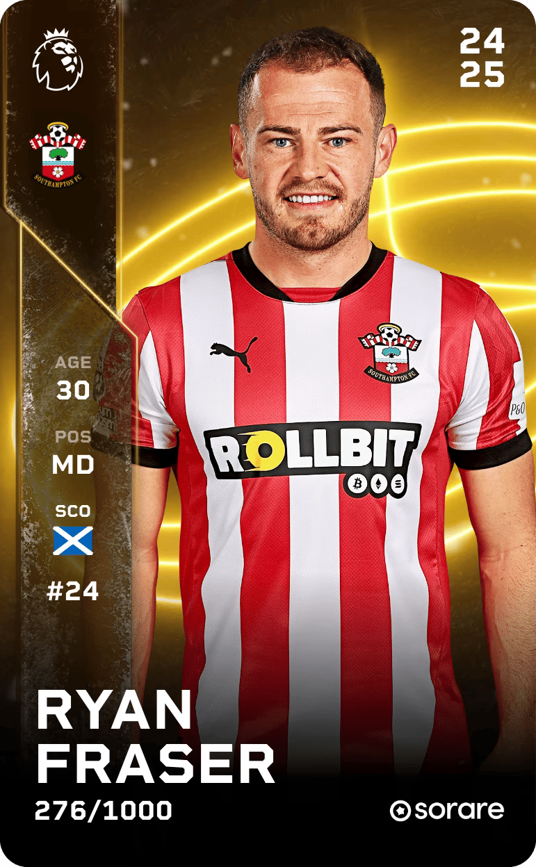 Ryan Fraser 2024-25 • Limited 276/1000