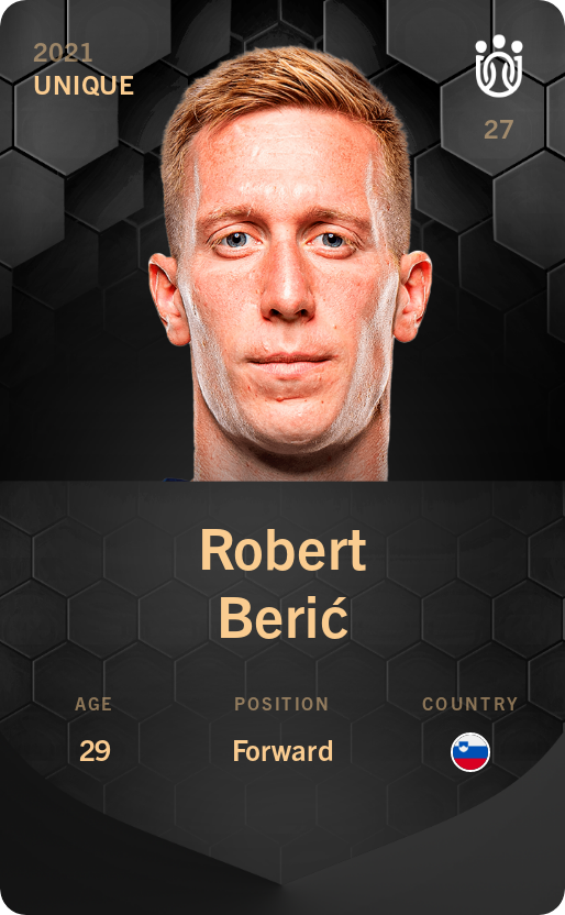 Sorare - Sorare Official - Robert Berić 2021-22 • Unique - NFT # 105088367910905275487260609612895110883781381074571969015758648077458756738916