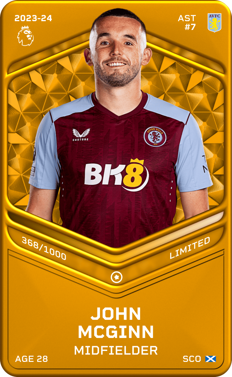 John  McGinn 2023-24 • Limited 368/1000