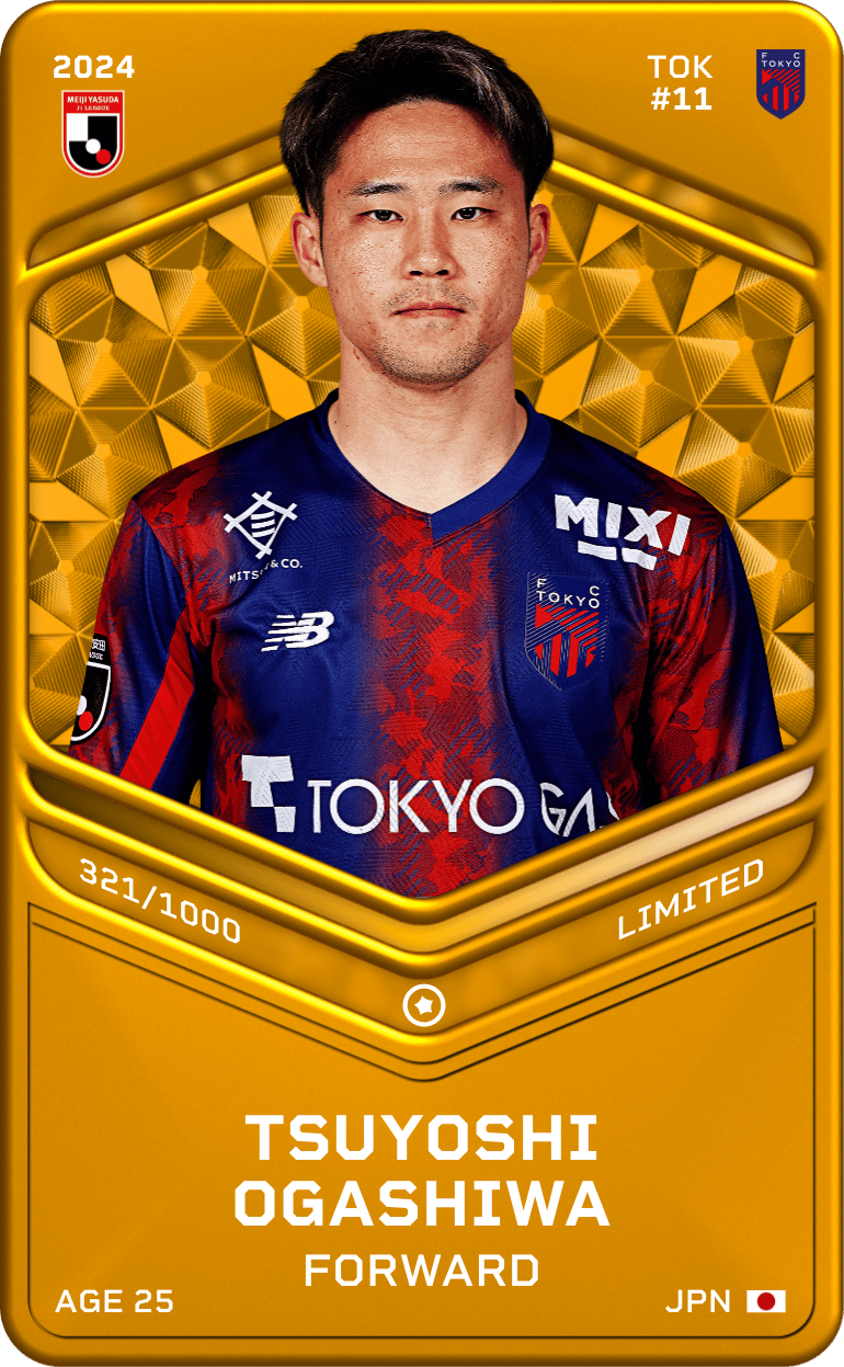 Tsuyoshi Ogashiwa 2024-25 • Limited 321/1000