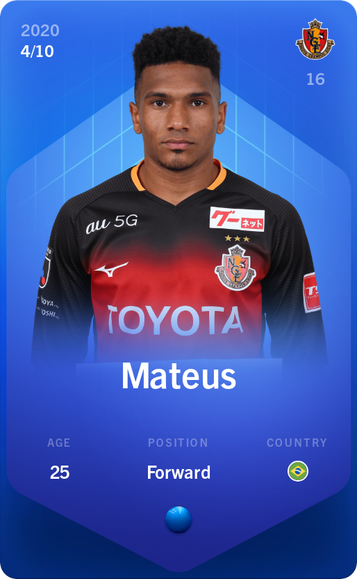 Sorare - Sorare Official - Mateus 2020-21 • Super Rare 4/10 - NFT # 84754419762502101225379568051009454562293938080769078170508242583046601290886