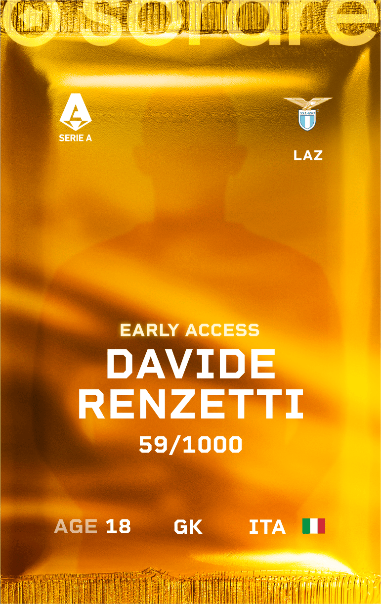 Davide Renzetti 2024-25 • Limited 59/1000