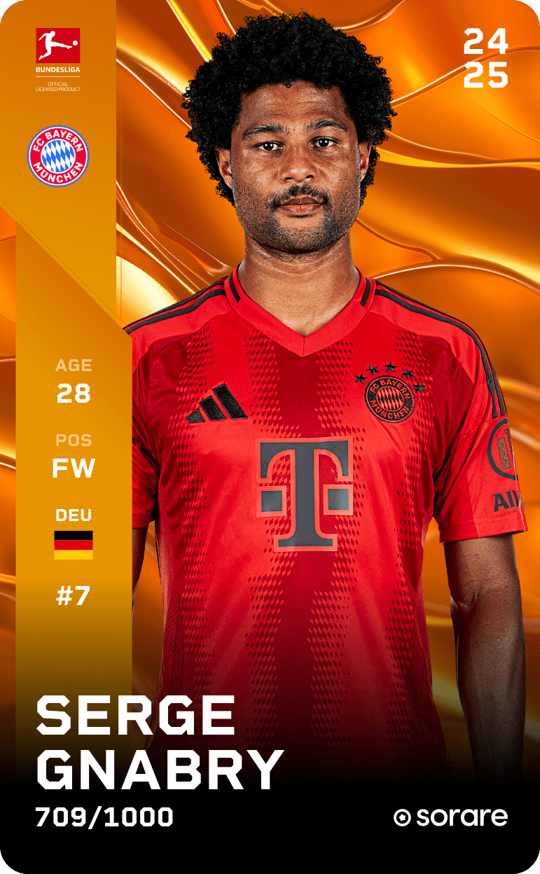 Serge Gnabry 2024-25 • Limited 709/1000