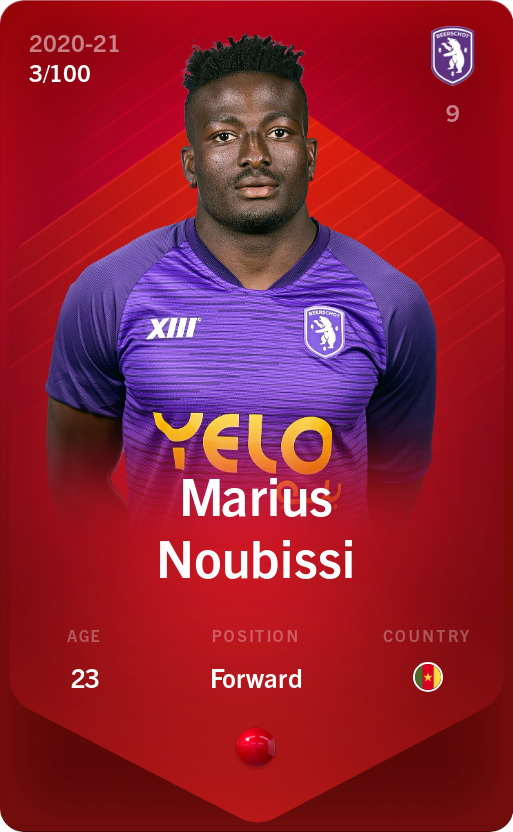Sorare - Sorare Official - Marius Noubissi 2020-21 • Rare 3/100 - NFT # 68864525360358332993910494189813251674176648749063282554611044074238026530686