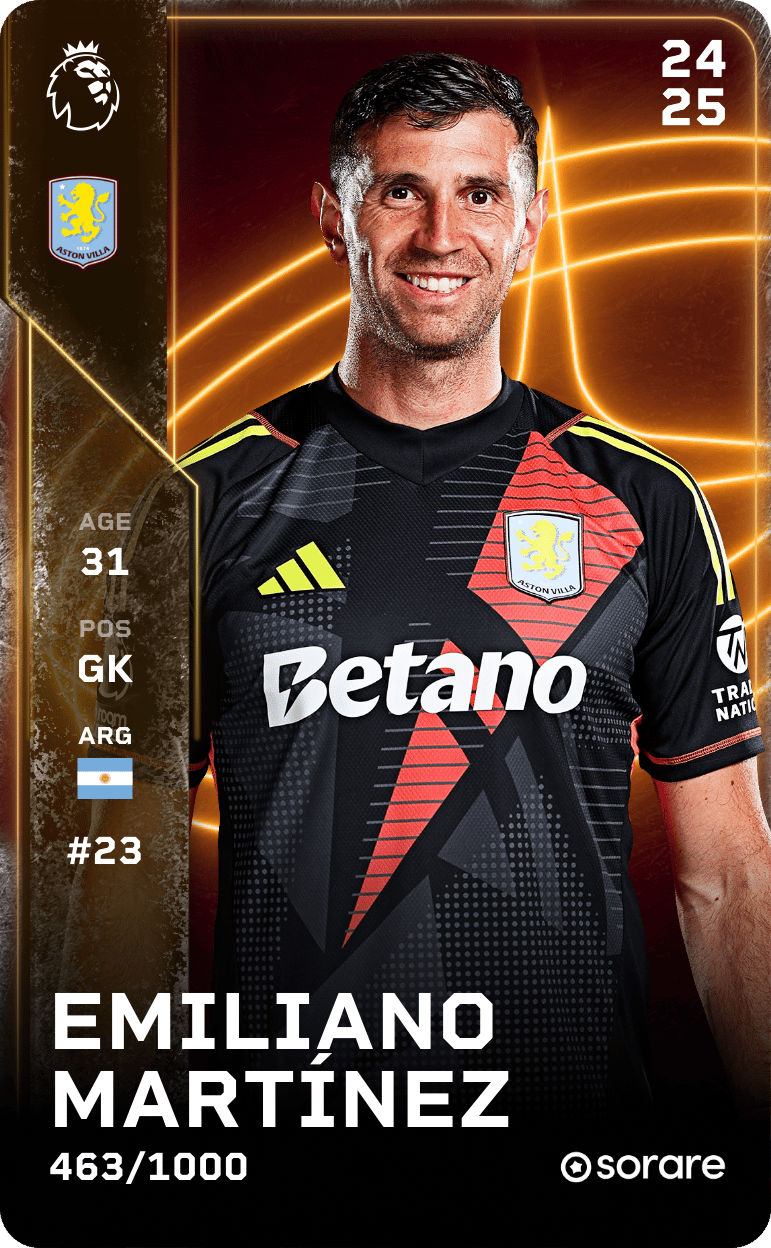 Emiliano Martínez 2024-25 • Limited 463/1000