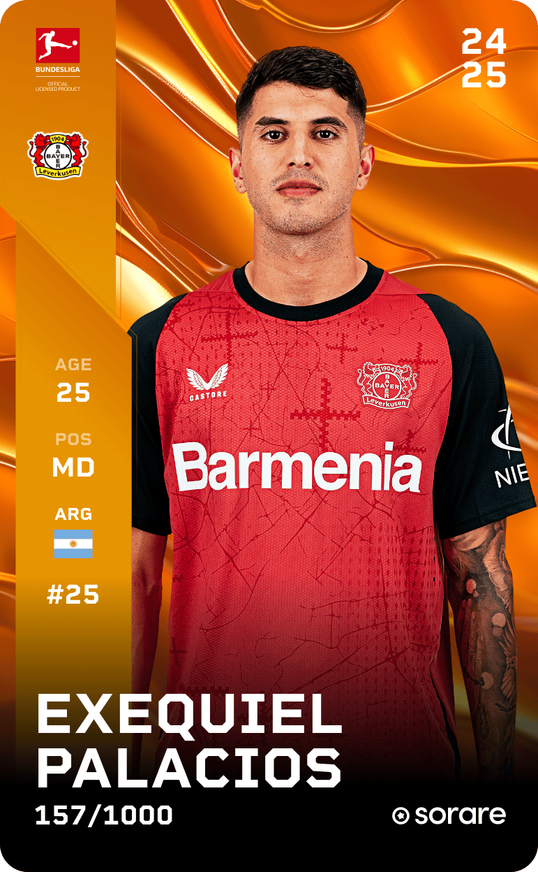 Exequiel Palacios 2024-25 • Limited 157/1000