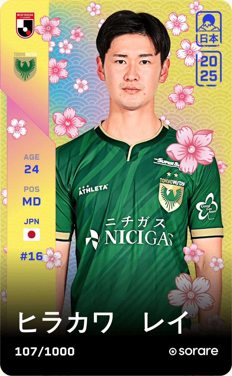 Rei Hirakawa 2025-26 • Limited 107/1000