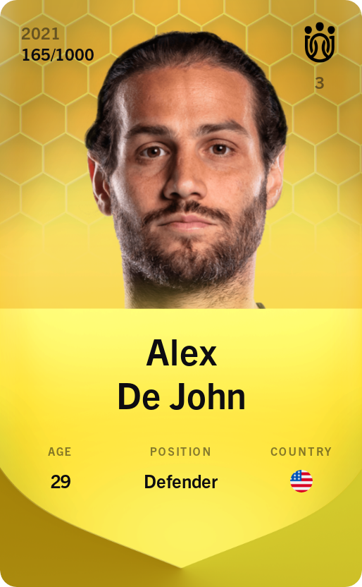 Sorare - Sorare Official - Alex De John 2021-22 • Limited 165/1000 - NFT # 50863661288186882794062682595129861286723258922369268714049236246986057931464