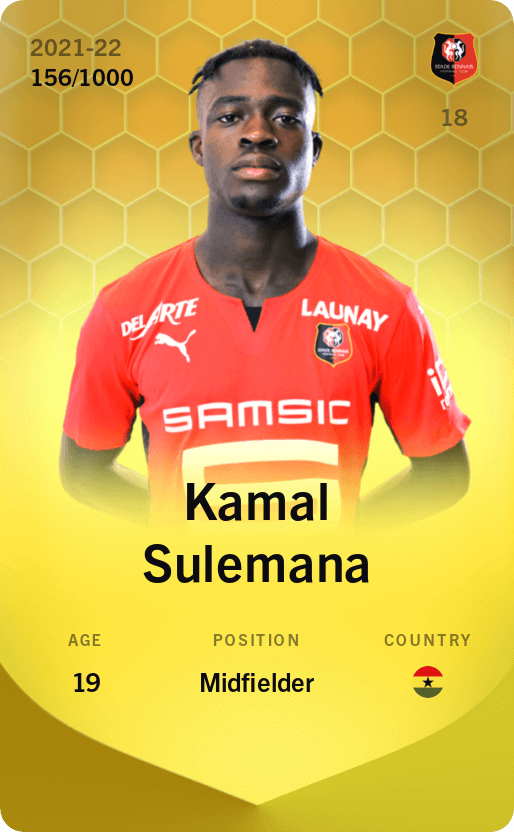 Kamal Sulemana 2021-22 • Limited 156/1000