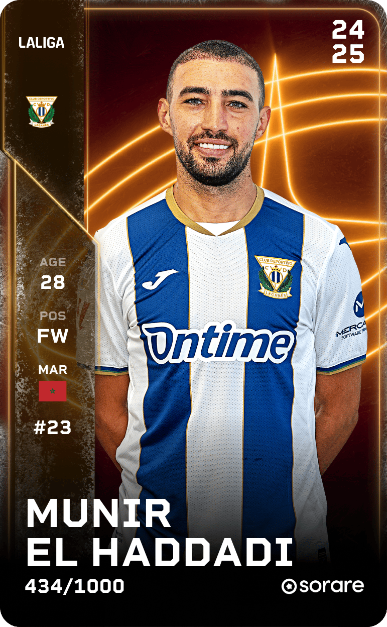 Munir El Haddadi 2024-25 • Limited 434/1000