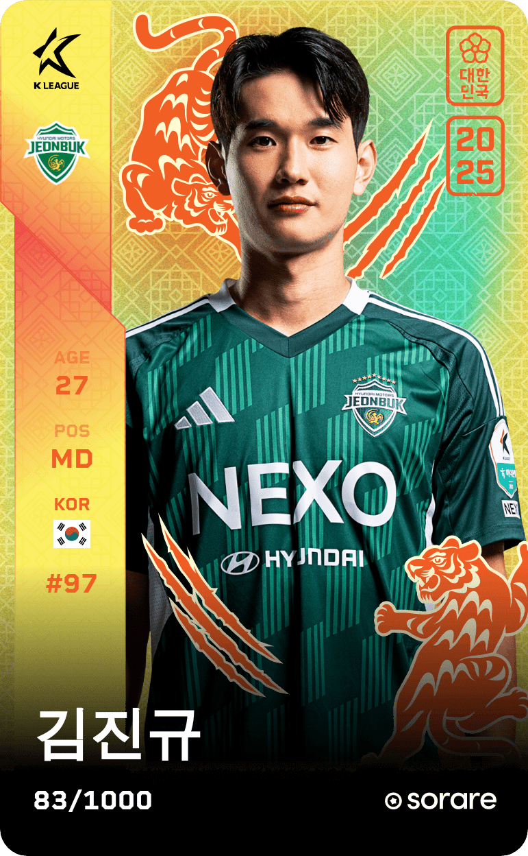 KIM JIN-GYU 2025-26 • Limited 83/1000