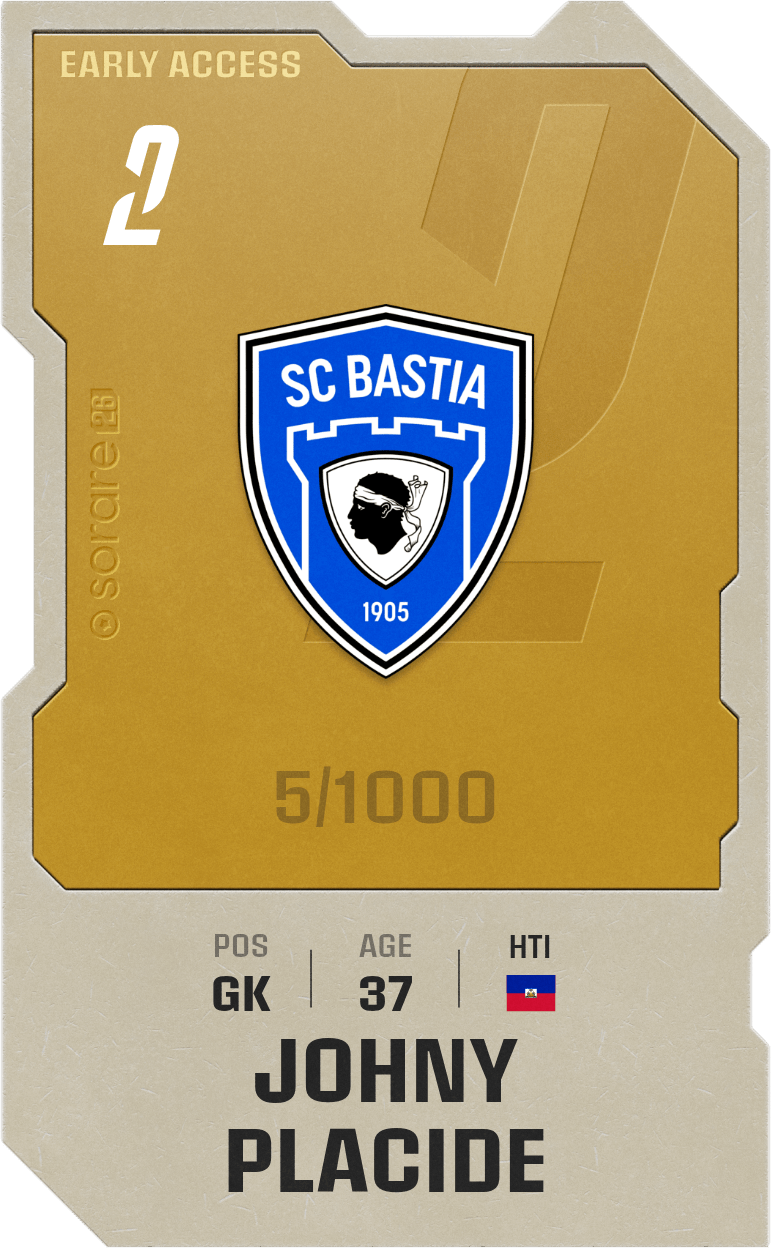 Johny Placide 2025-26 • Limited 5/1000