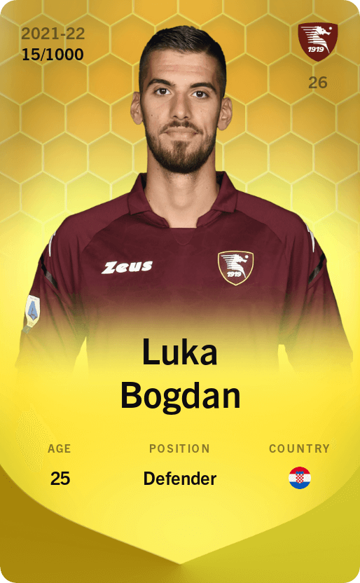 Luka Bogdan 2021-22 • Limited 15/1000