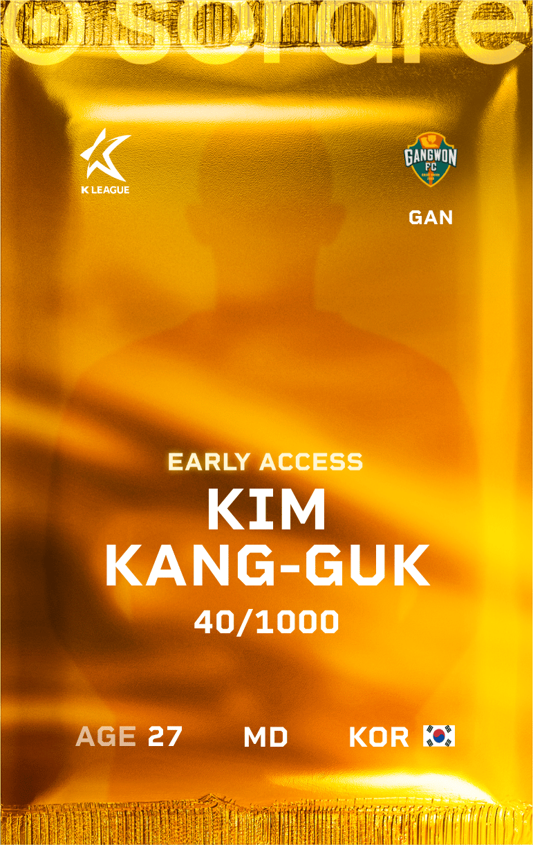 Kim Kang-Guk 2025-26 • Limited 40/1000