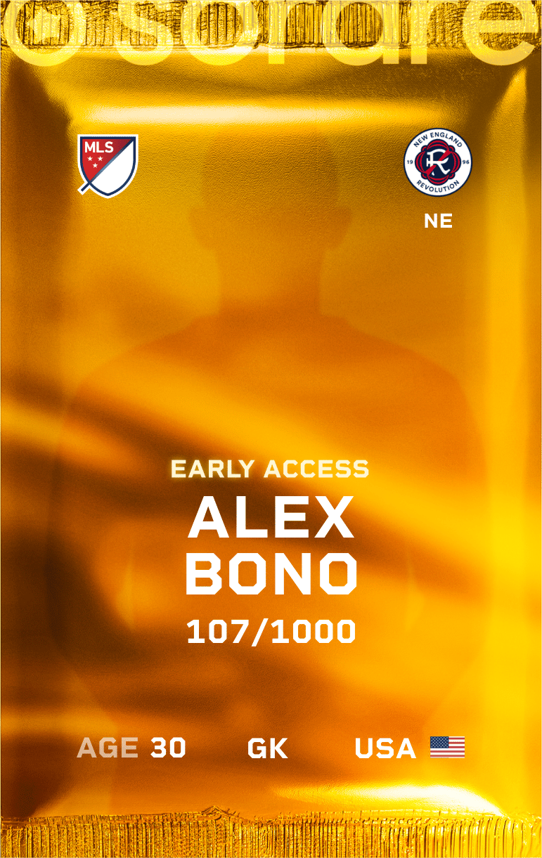 Alex Bono 2025-26 • Limited 107/1000
