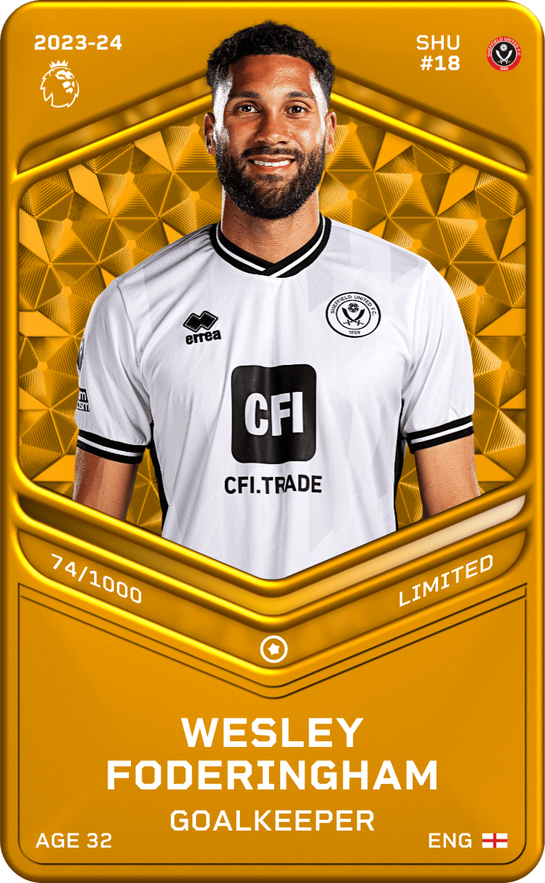Wesley Foderingham 2023-24 • Limited 74/1000