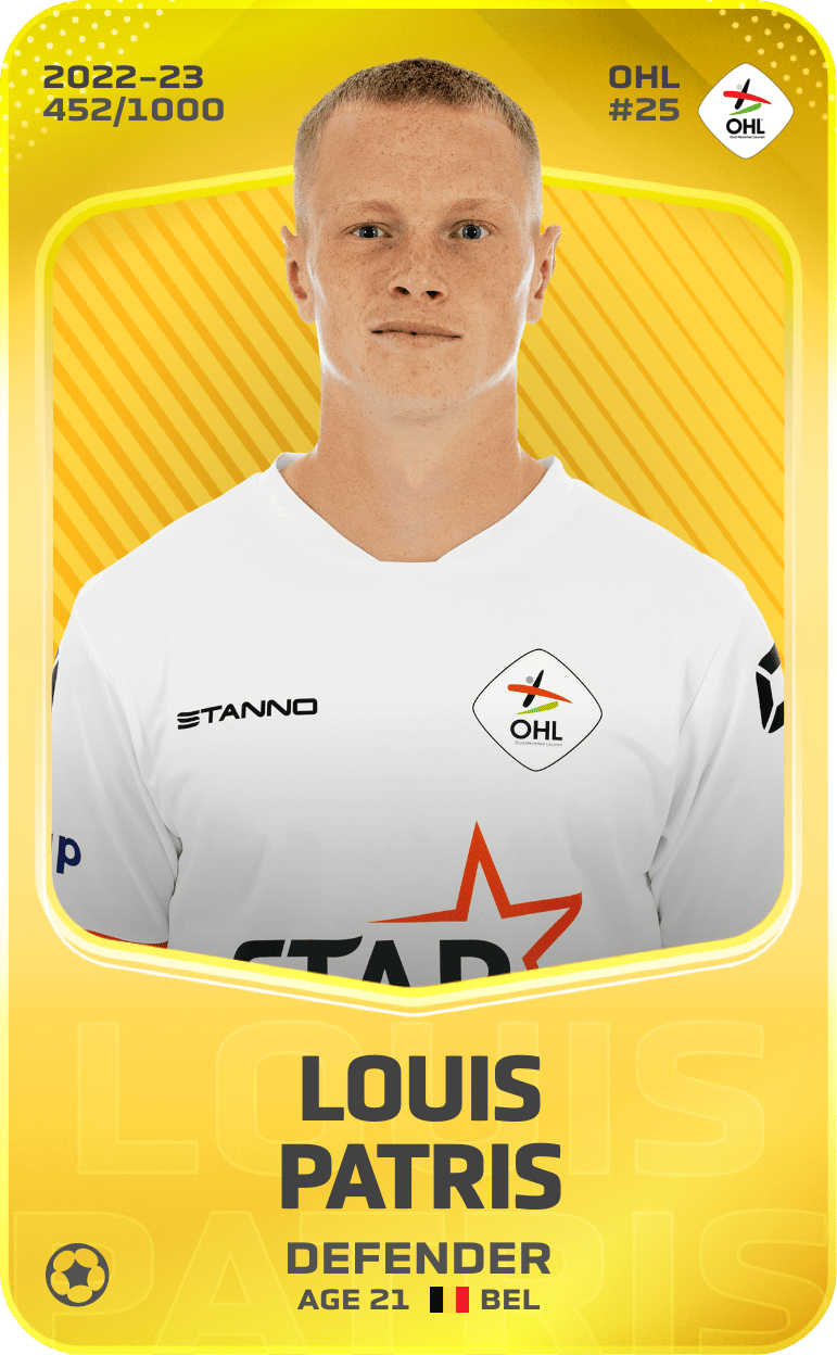 Louis Patris 2022-23 • Limited 452/1000