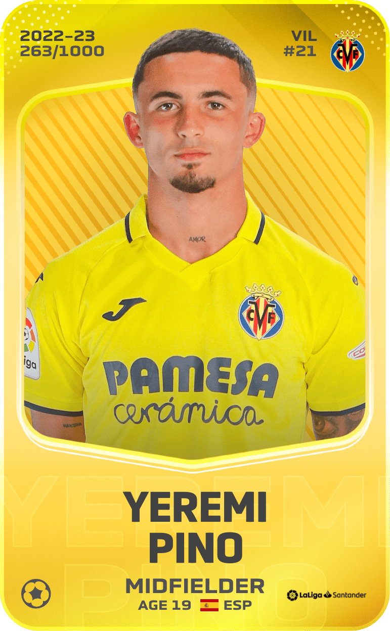 Yeremi Pino 2022-23 • Limited 263/1000