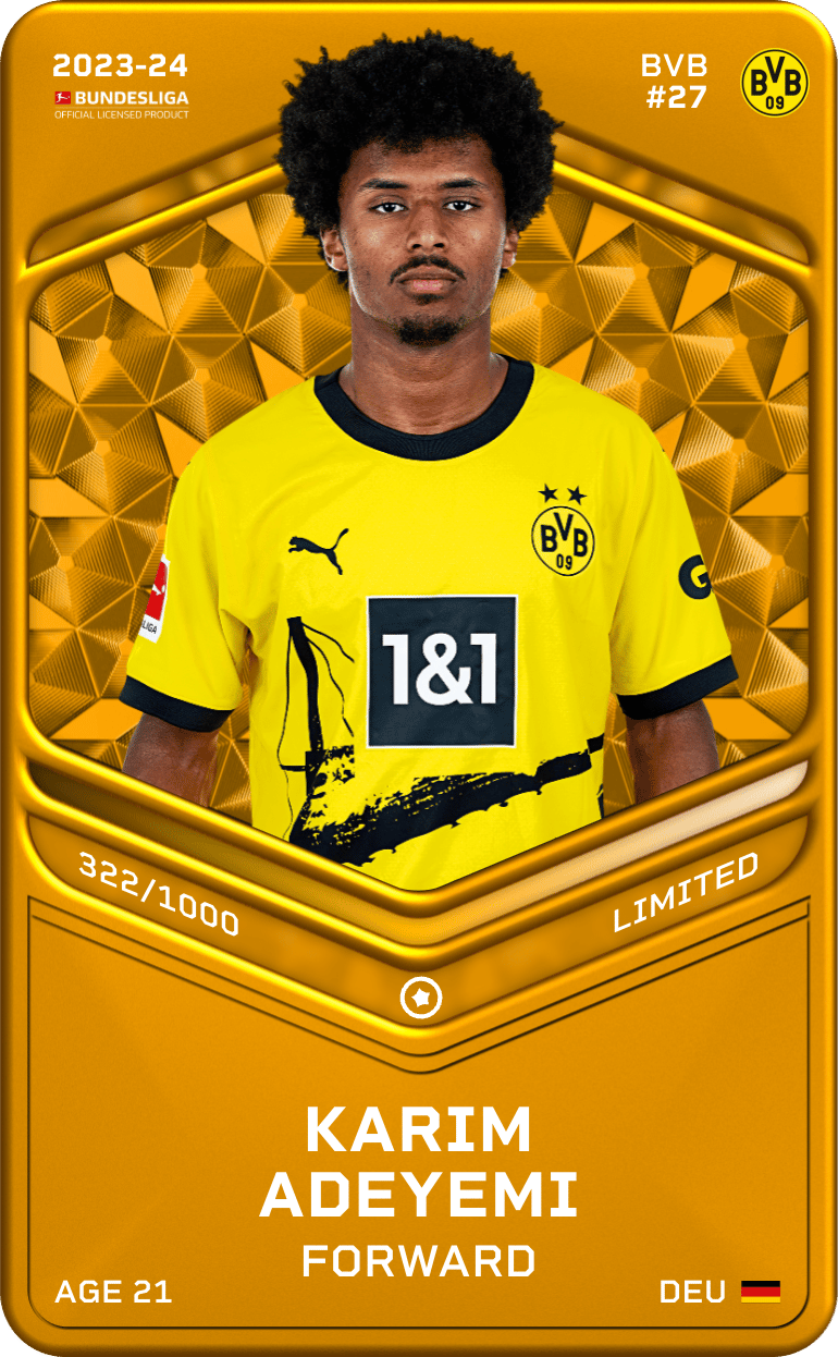 Karim Adeyemi 2023-24 • Limited 322/1000