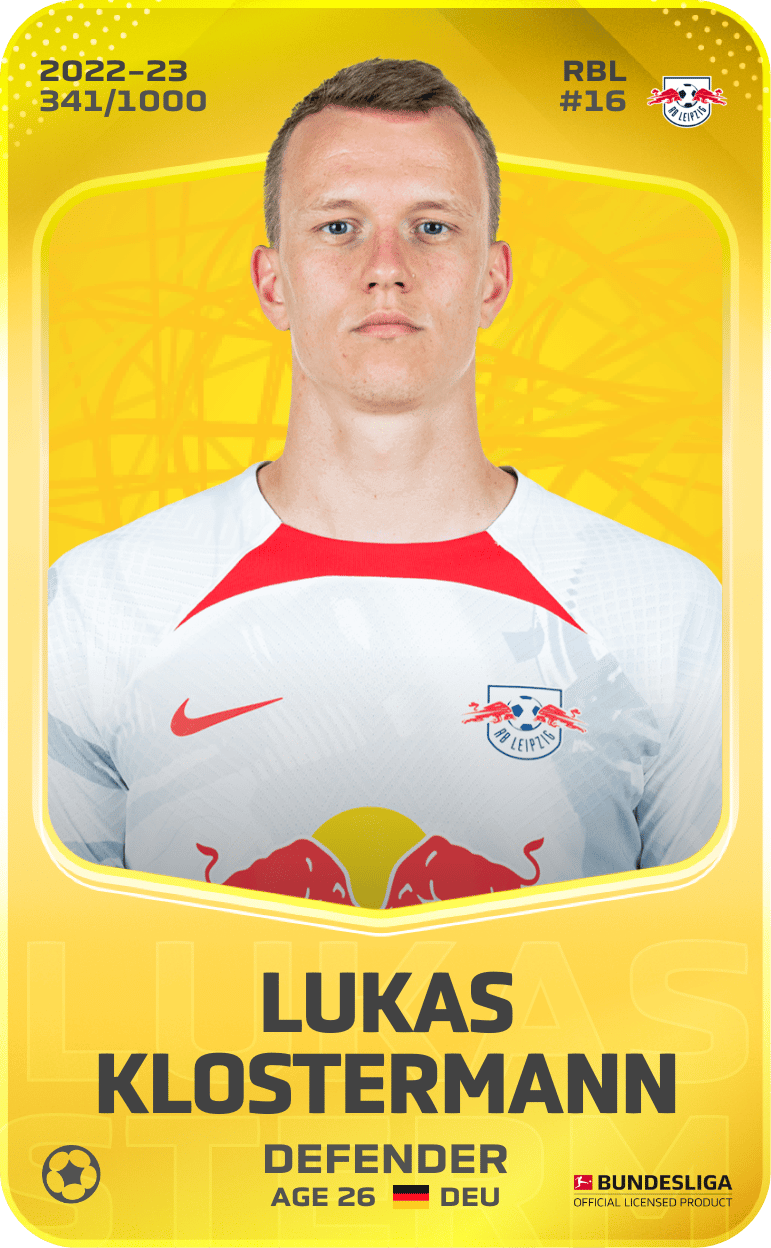 Lukas Klostermann 2022-23 • Limited 341/1000