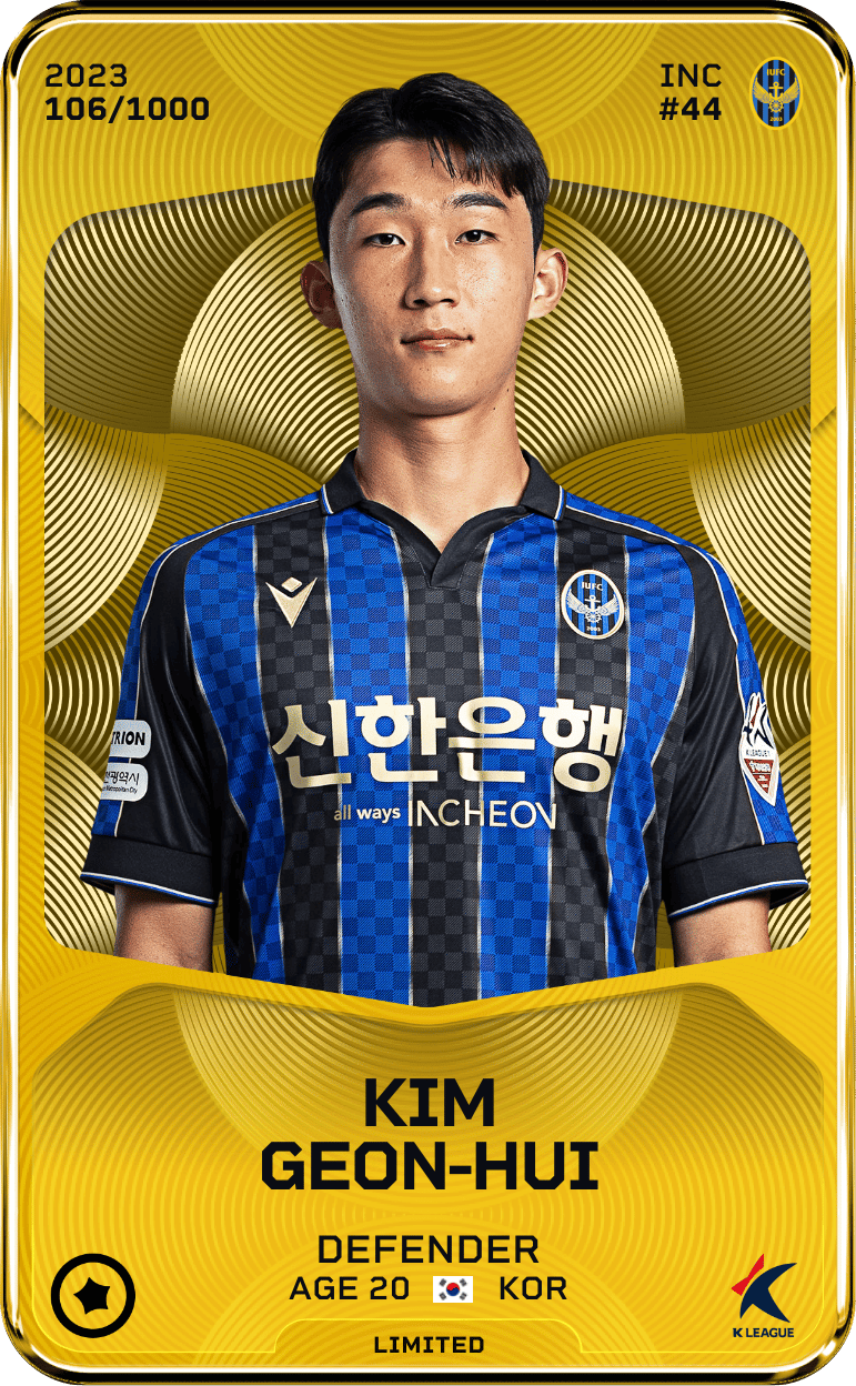 Kim Geon-Hui 2023-24 • Limited 106/1000