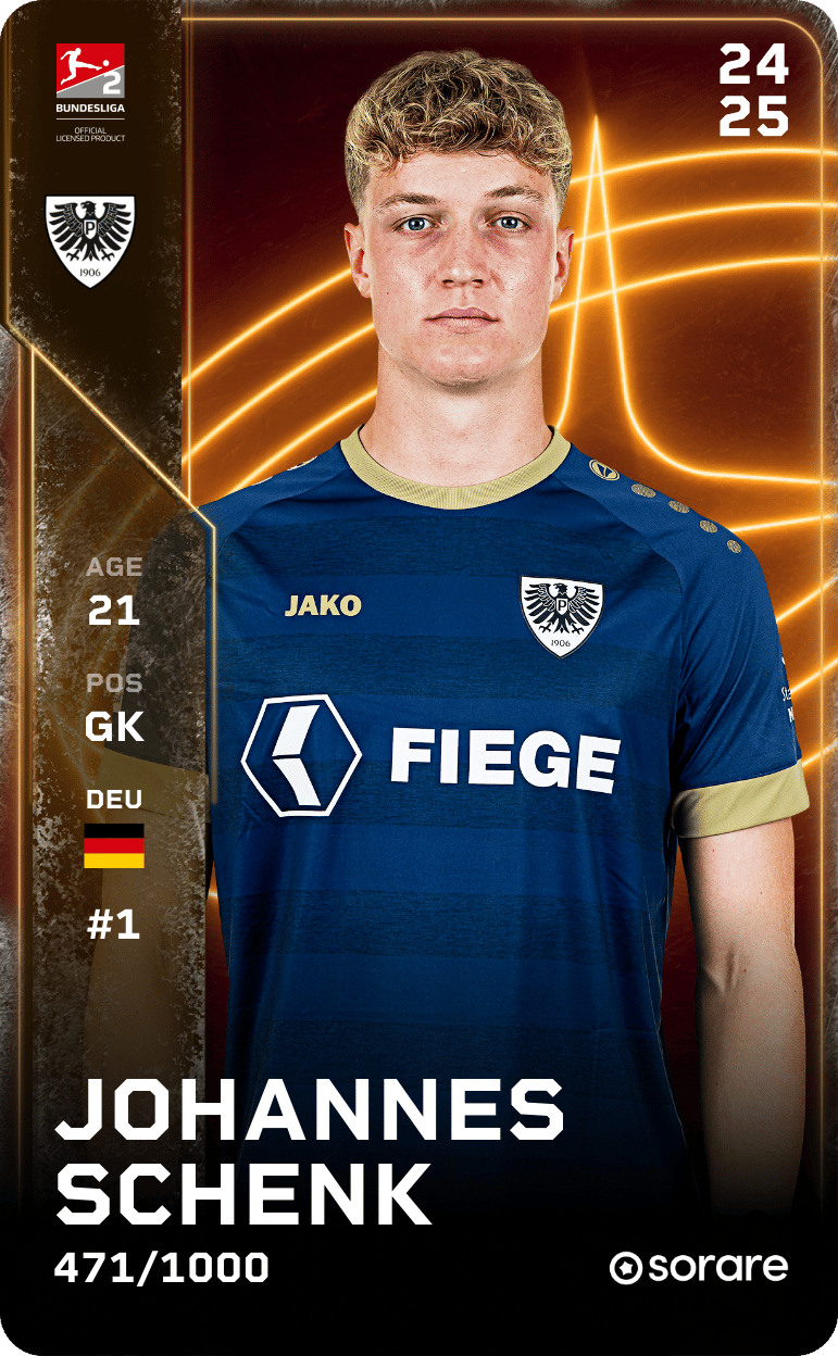 Johannes Schenk 2024-25 • Limited 471/1000
