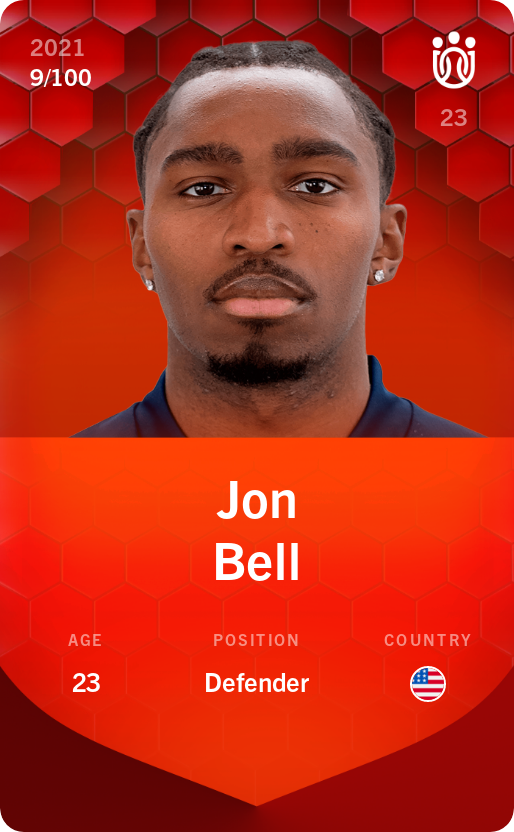 Sorare - Sorare Official - Jon Bell 2021-22 • Rare 9/100 - NFT # 21780192852520858447958899237965486554310560333065074797682060415201494454493