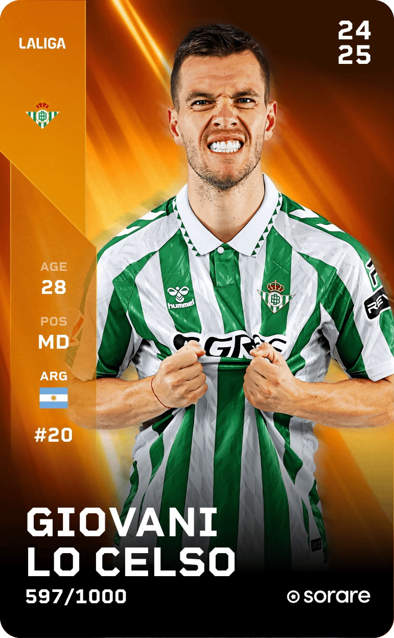 Giovani Lo Celso 2024-25 • Limited 597/1000
