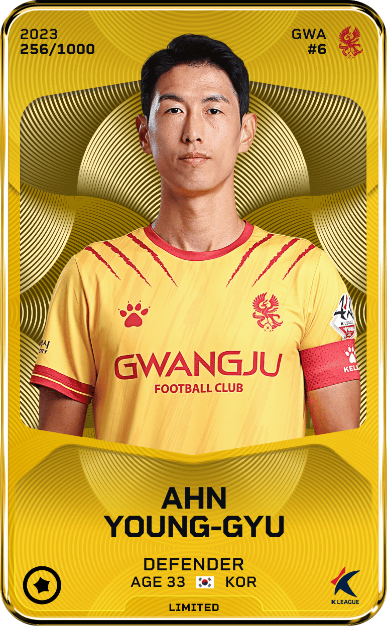Ahn Young-Gyu 2023-24 • Limited 256/1000