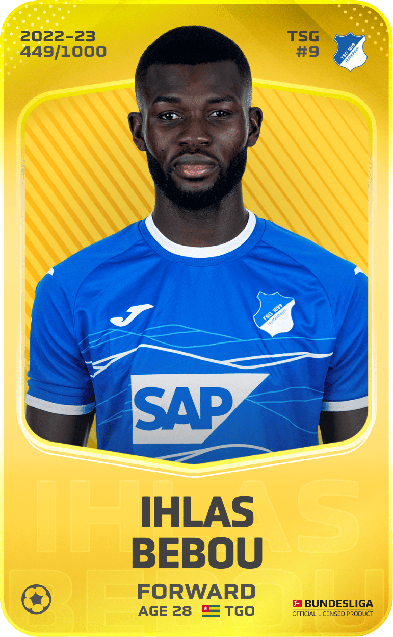 Ihlas Bebou 2022-23 • Limited 449/1000