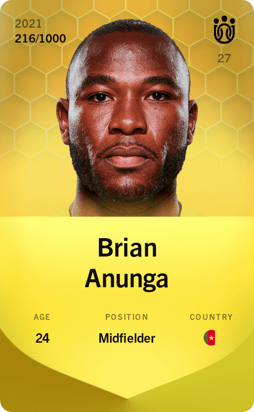 Brian Anunga 2021-22 • Limited 216/1000