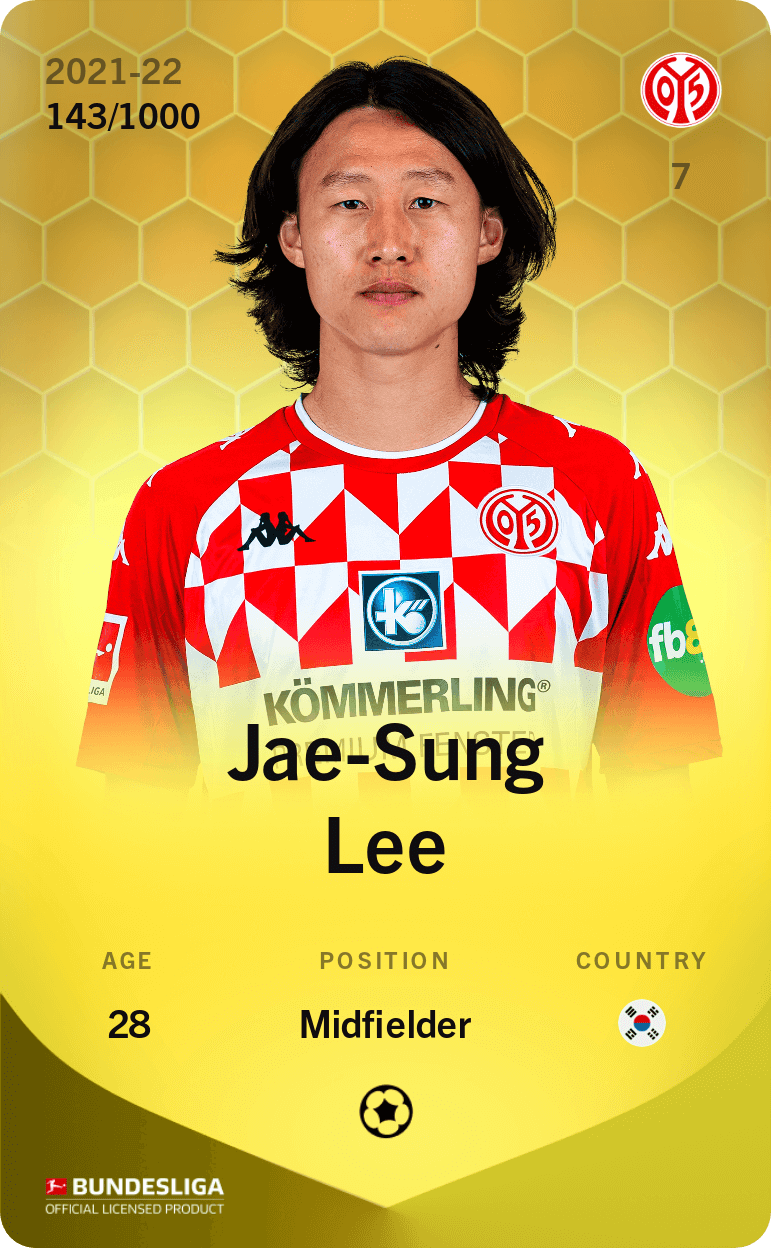 Jae-Sung Lee  2021-22 • Limited 143/1000