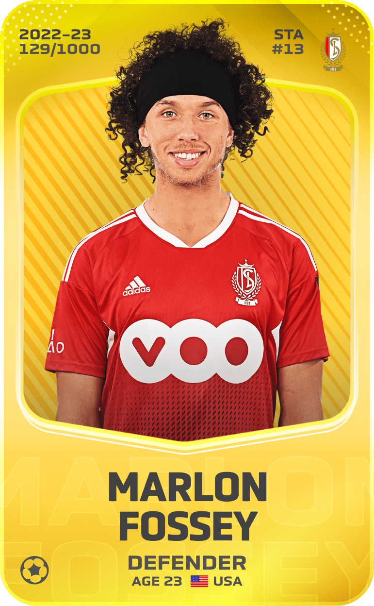 Marlon Fossey 2022-23 • Limited 129/1000