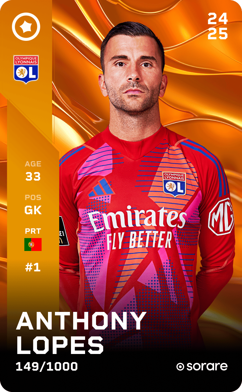 Anthony Lopes 2024-25 • Limited 149/1000