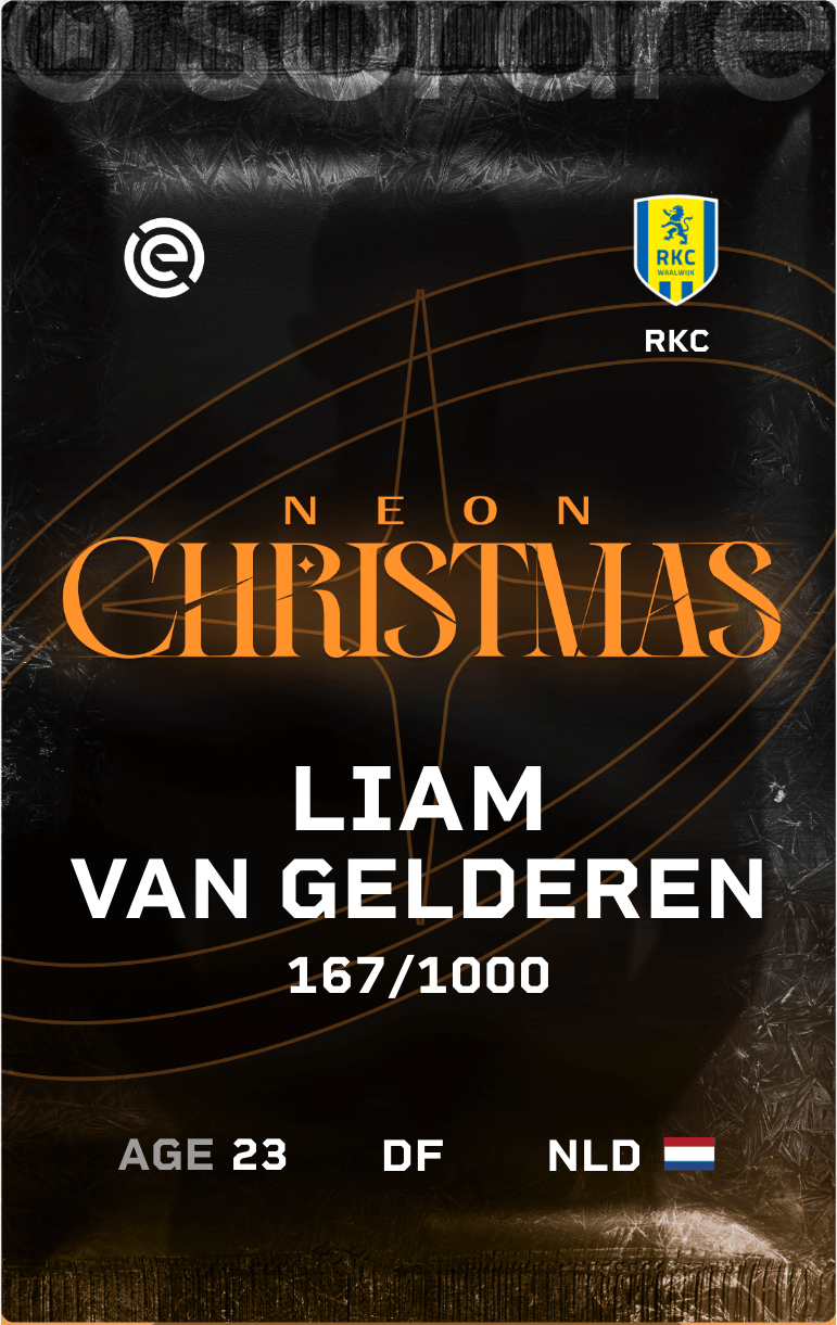 Liam van Gelderen 2024-25 • Limited 167/1000