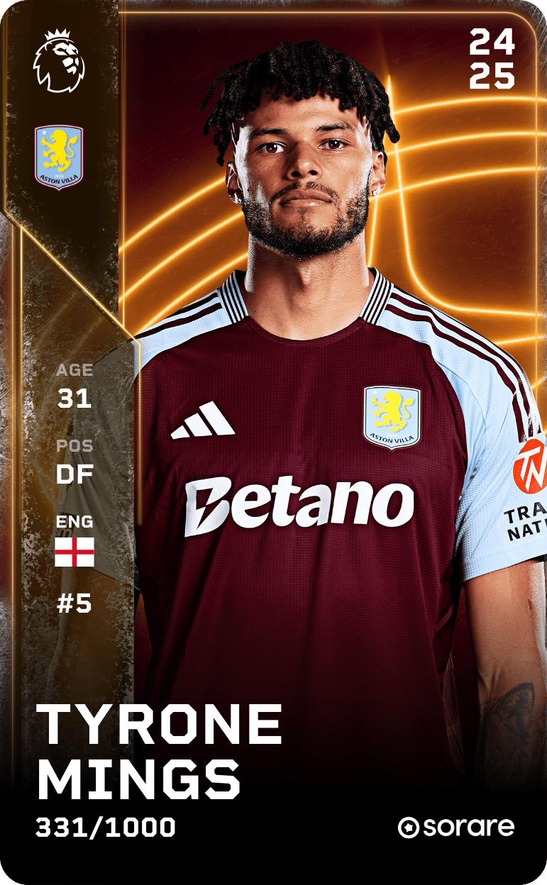 Tyrone Mings 2024-25 • Limited 331/1000