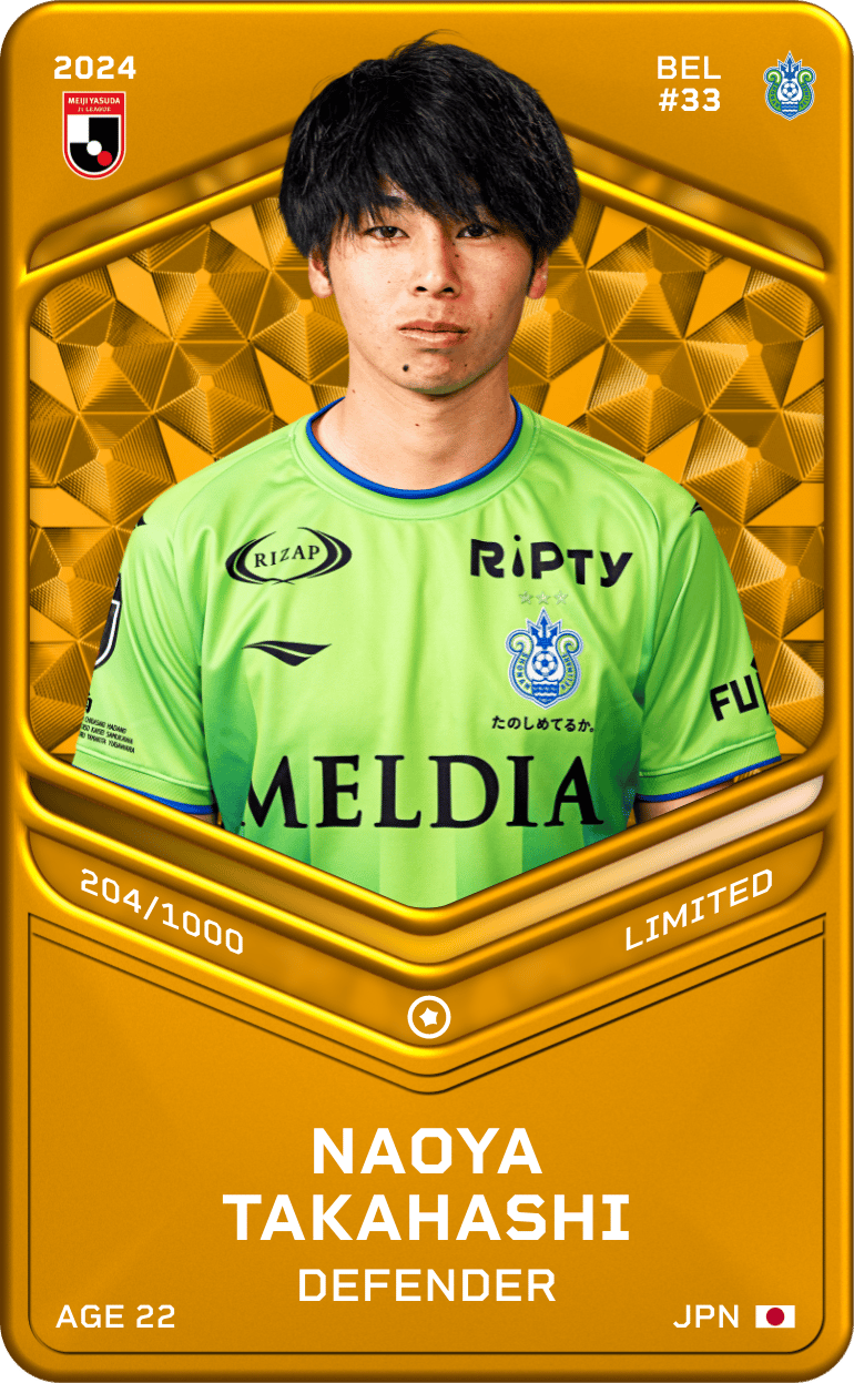 Naoya Takahashi 2024-25 • Limited 204/1000