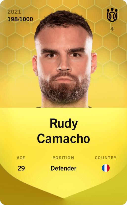 Rudy Camacho 2021-22 • Limited 198/1000