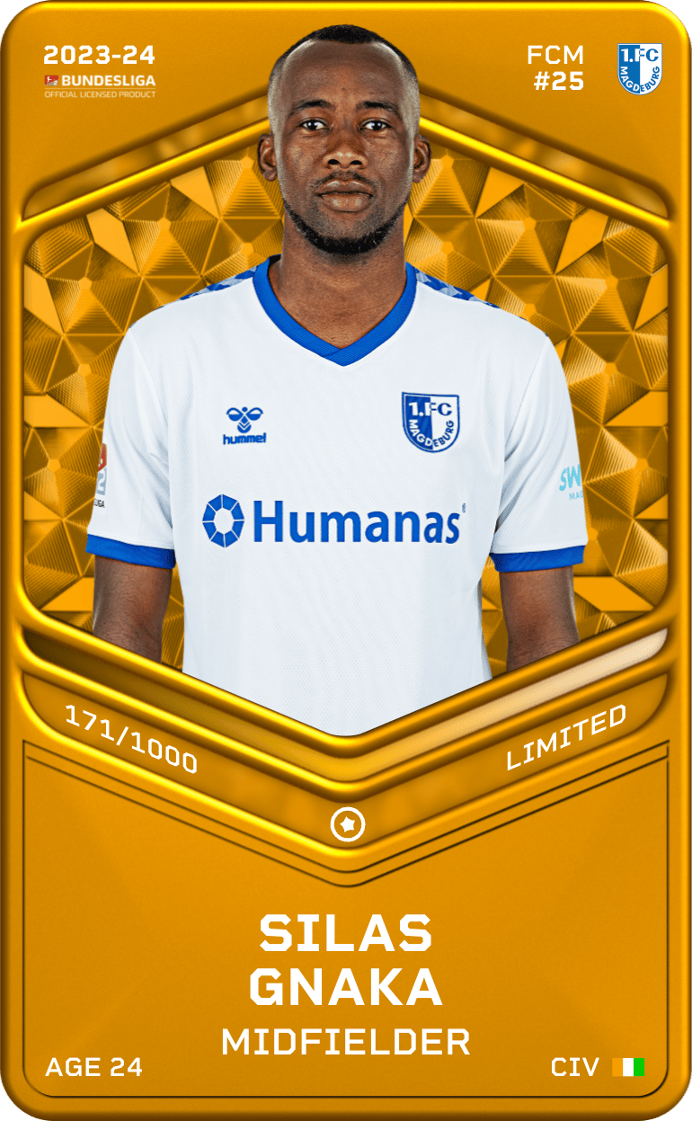Silas Gnaka 2023-24 • Limited 171/1000