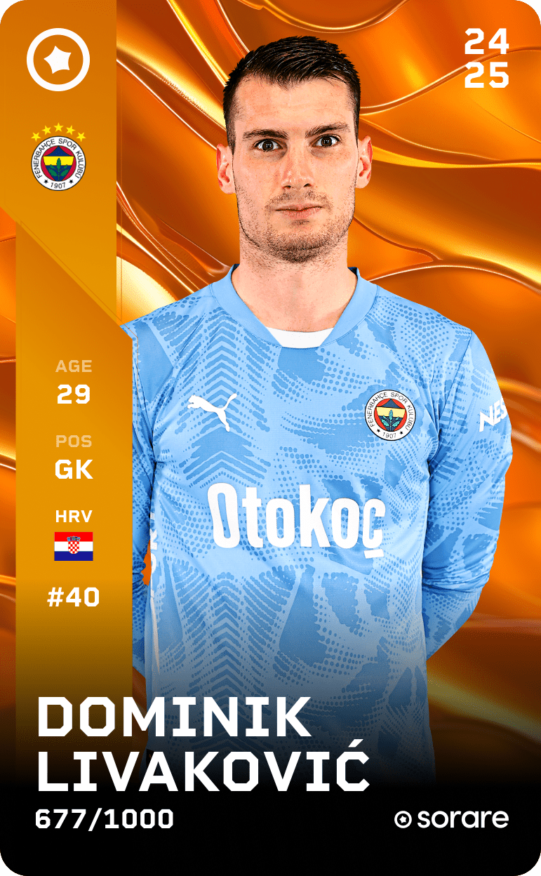 Dominik Livaković 2024-25 • Limited 677/1000