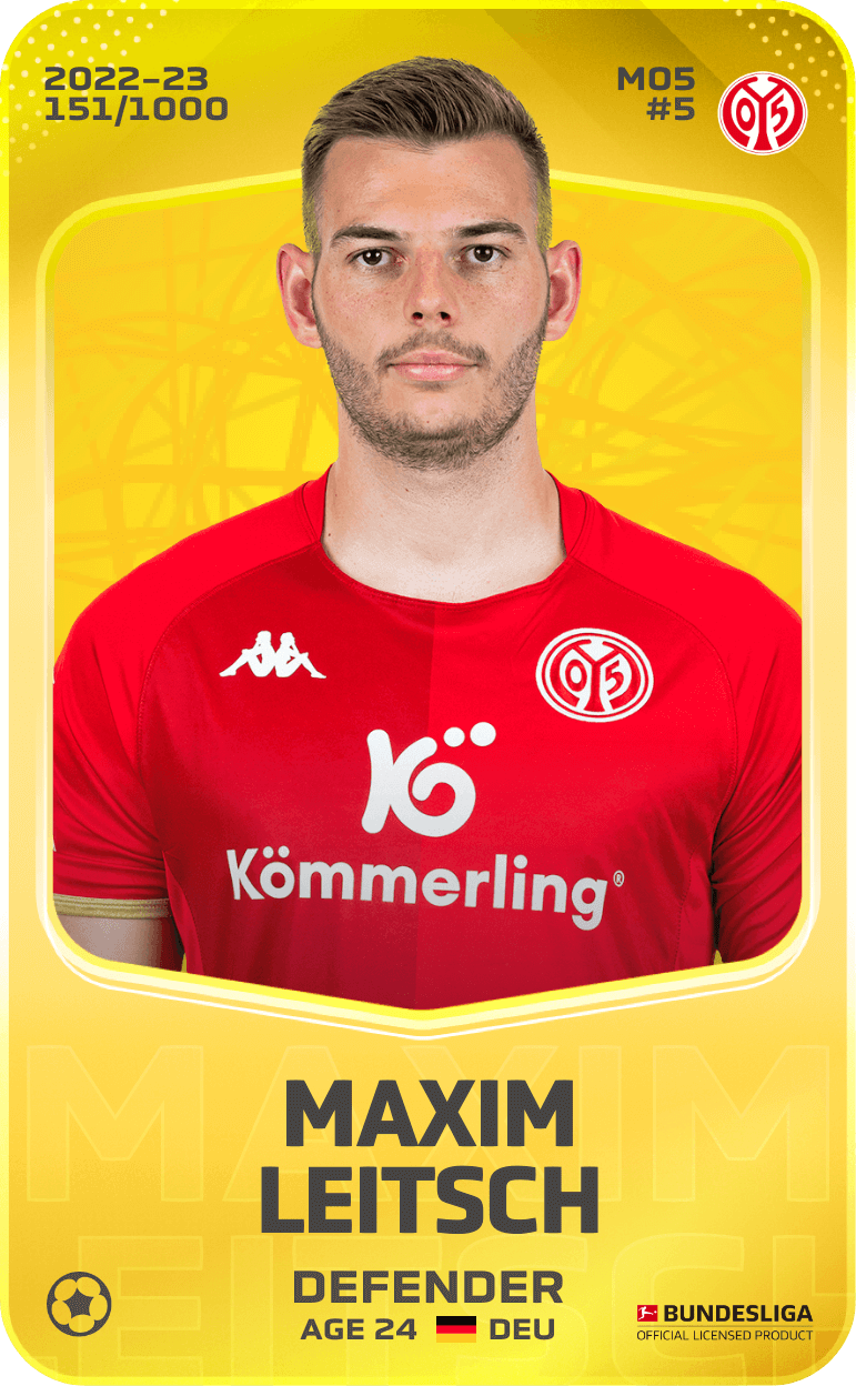 Maxim Leitsch 2022-23 • Limited 151/1000