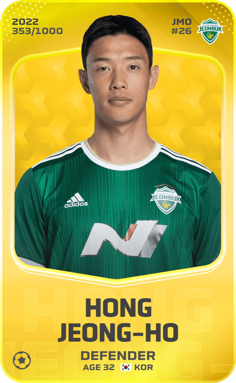 Hong Jeong-Ho 2022-23 • Limited 353/1000