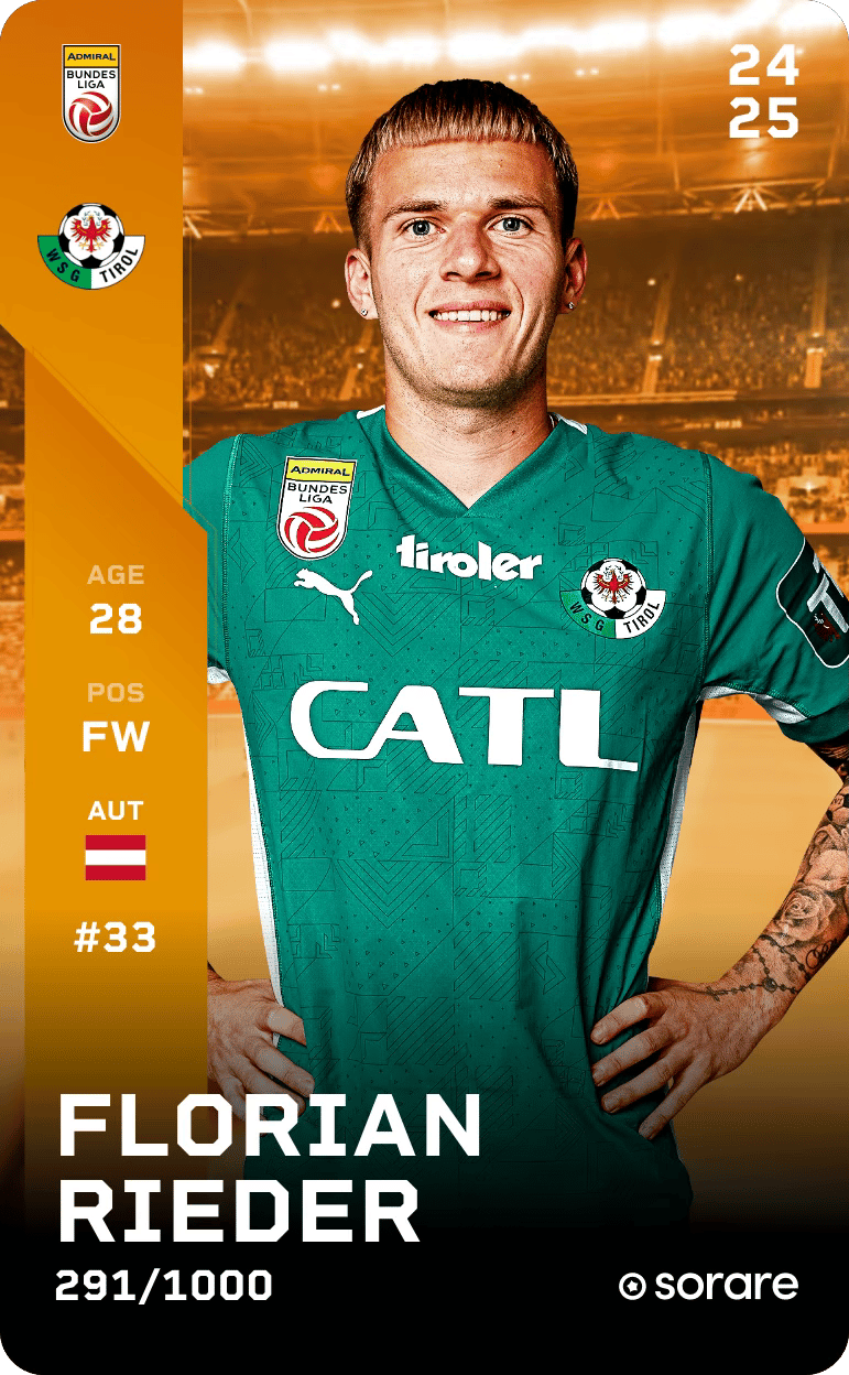 Florian Rieder 2024-25 • Limited 291/1000