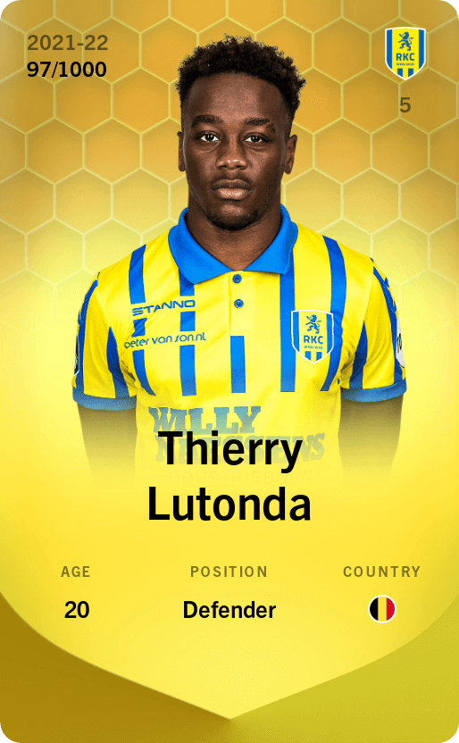 Thierry Lutonda 2021-22 • Limited 97/1000