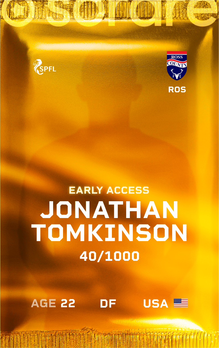 Jonathan Tomkinson 2024-25 • Limited 40/1000