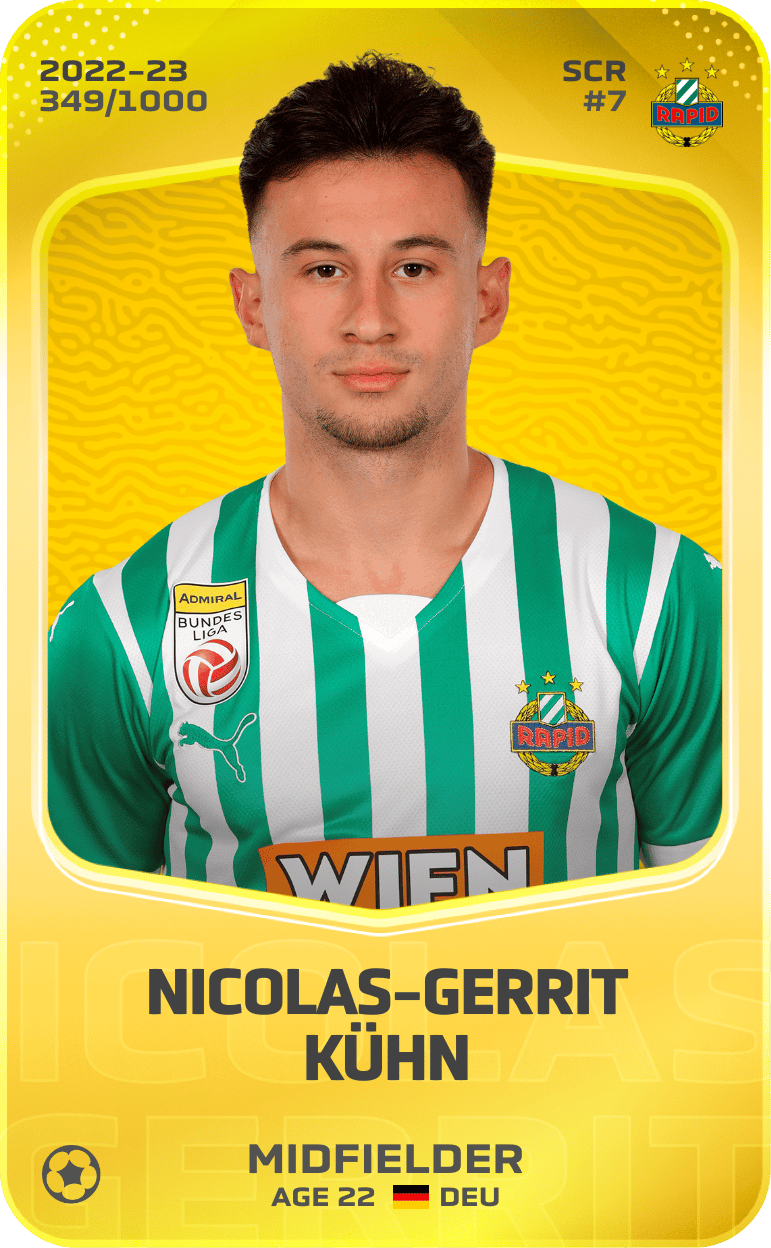 Nicolas-Gerrit Kühn 2022-23 • Limited 349/1000