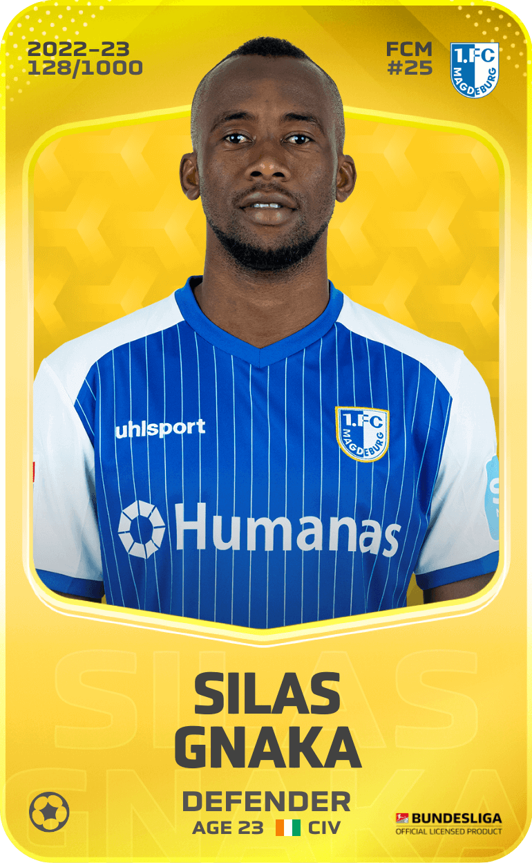 Silas Gnaka 2022-23 • Limited 128/1000