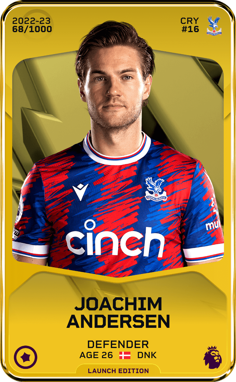 Joachim Andersen 2022-23 • Limited 68/1000