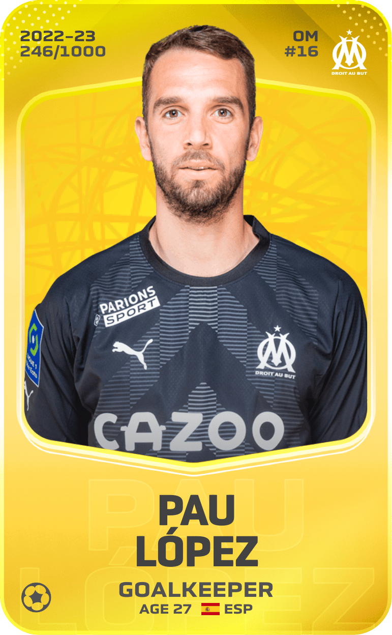 Pau López 2022-23 • Limited 246/1000